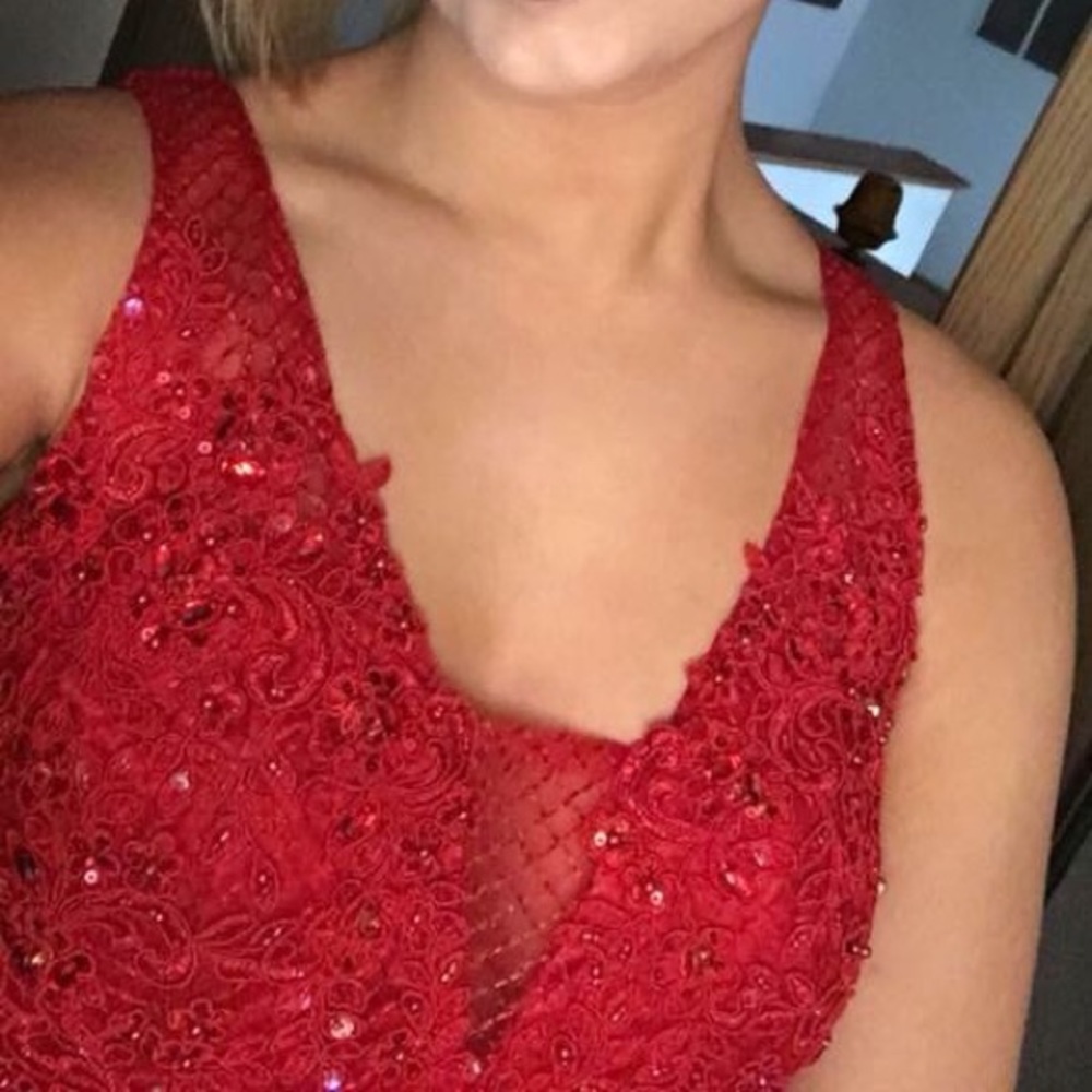 Red Homecoming Dress - Picture 2 of 3